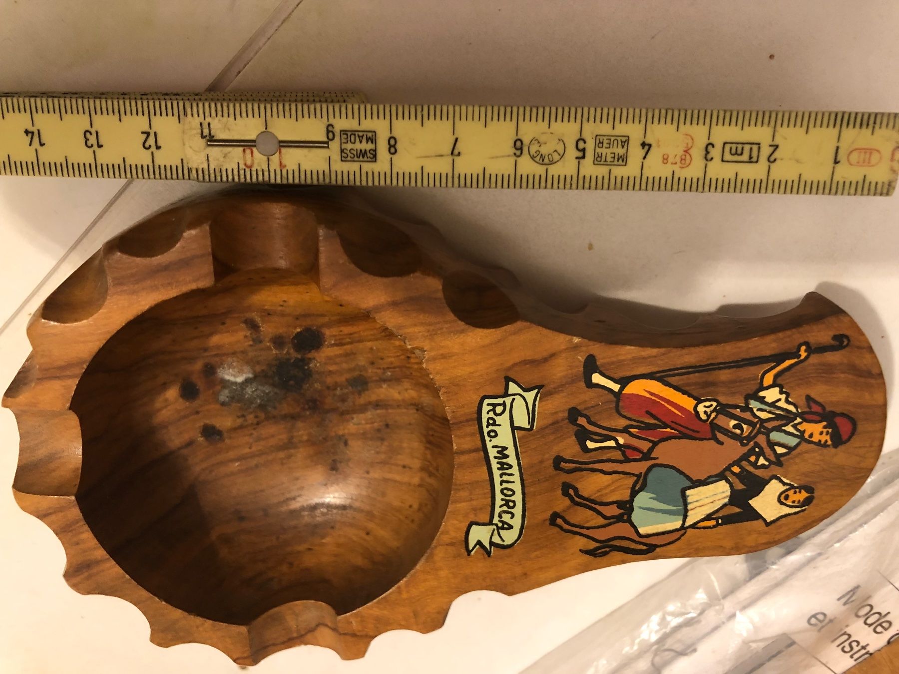 Aschenbecher: Cendrier en bois de Mallorca – Gebraucht aus Icogne von cen_h97r 3