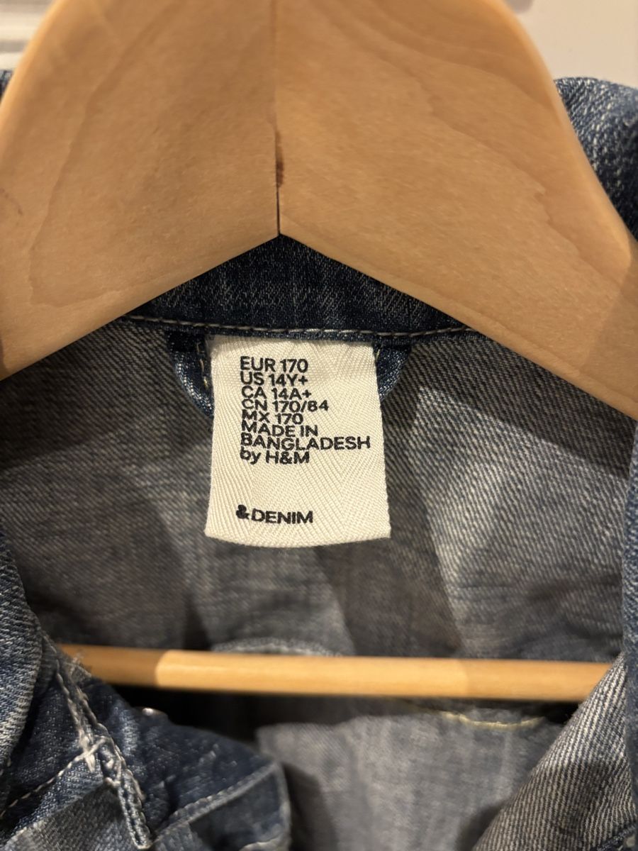 H&M Giacche & Cappotti: Jeans Jacke Grösse 170, Top Zustand – Usato da Utzigen venduto da melibu10 1
