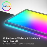 LED Deckenleuchte RGBW 580x200mm mit Fernbedienung neu