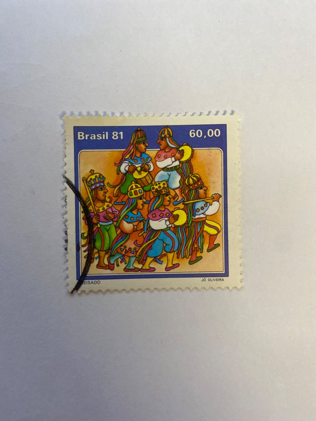 Tutti i francobolli: Timbre Brésil 81 - 60,00 Carnaval – Usato da Le Brassus venduto da cinema13