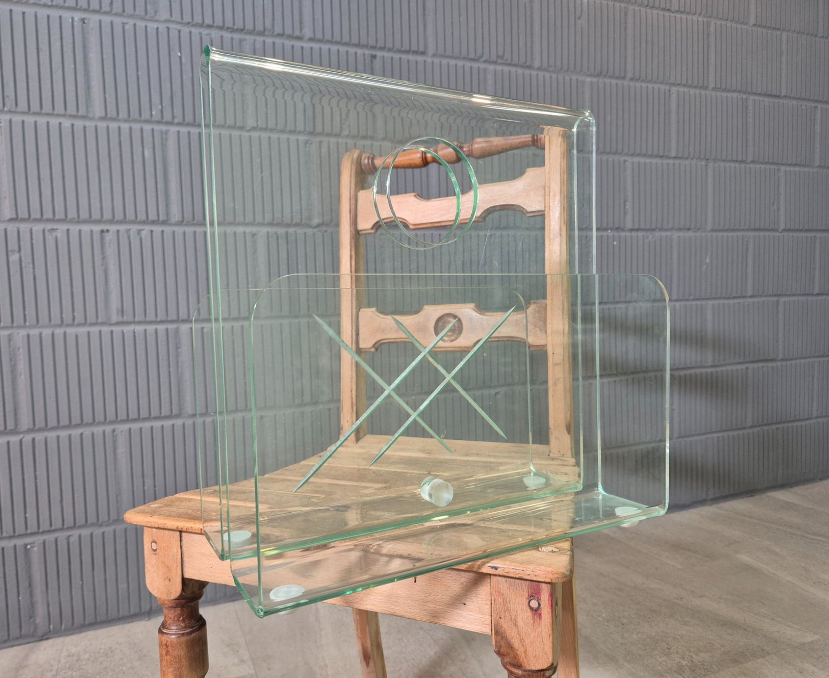 Altro per la casa: Acryl Magazin Rack, Zeitungsständer Plexiglas grün – Usato da Nottwil venduto da Wondewa-Shop 4