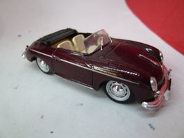 Porsche 356 Cabrio - in dunkelrot = selten - alt von Brumm