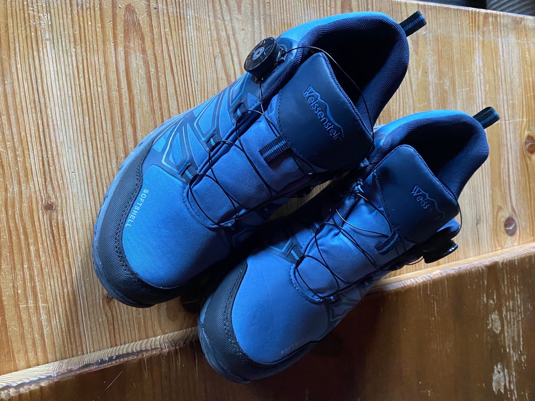 Herrenschuhe: Weissenstein Softshell Schuhe blau Grösse 44 – Gebraucht aus Präz von Eroberto 1