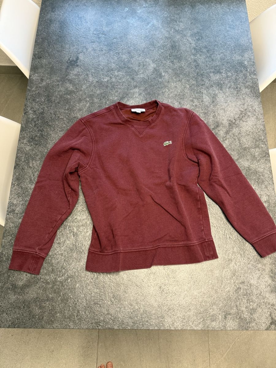 Lacoste Pullover & Sweatshirts: Lacoste red sweatshirt  Size : Fr3 - US S – Gebraucht aus Grand-Lancy von VERJUS22