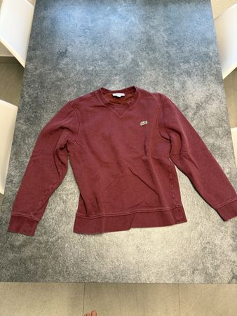Lacoste red sweatshirt  Size : Fr3 - US S