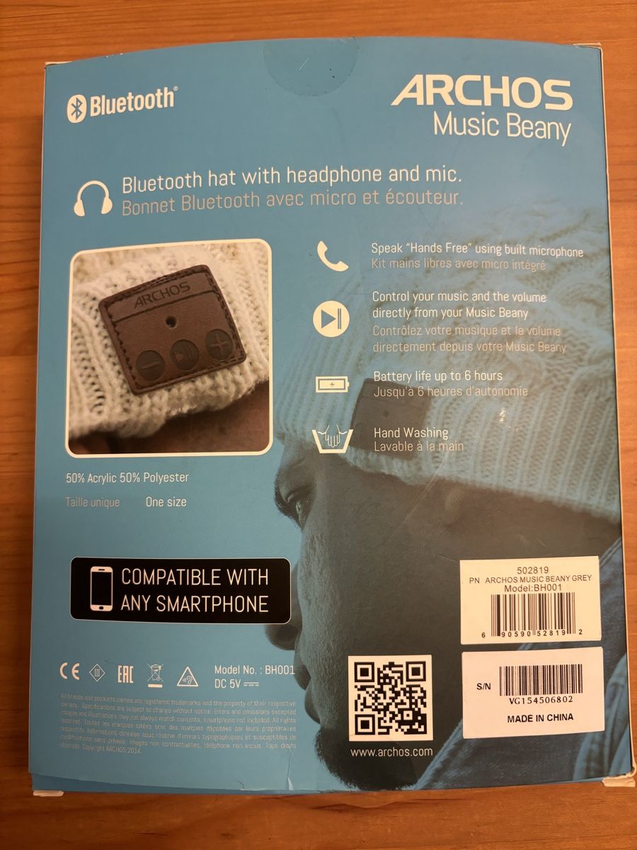 Copricapi, berretti & cappellini: Archos Music Beany – Nuovo e nell'imballaggio originale da Ostermundigen venduto da Mcone 3