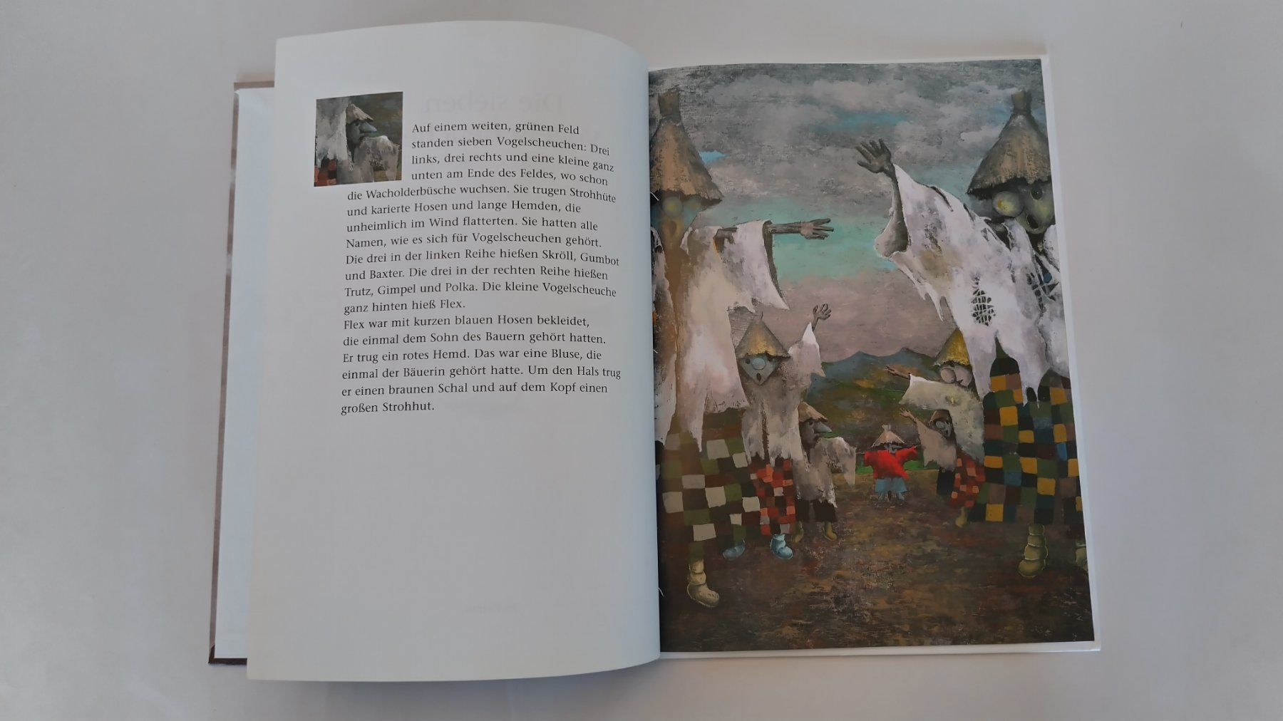 Livres: Die sieben Vogelscheuchen / Bilderbuch 1998 ab Fr. 10.- – D'occasion à Bellach par JingleJerry 3