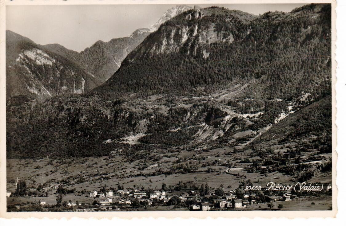 Ansichtskarten: Réchy - Valais – Gebraucht aus Wolhusen von Curver9