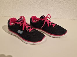 Skechers Mädchen Turnschuhe, Gr. 38 schwarz-pink!