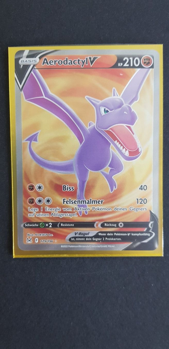Pokémon Carte collezionabili: Pokemon karte Aerodactyl V – Nuovo (secondo la descrizione) da Müllheim Dorf venduto da Randy026 1