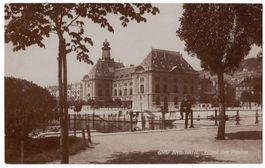 Neuchâtel, Hôtel des Postes, circulée 1927
