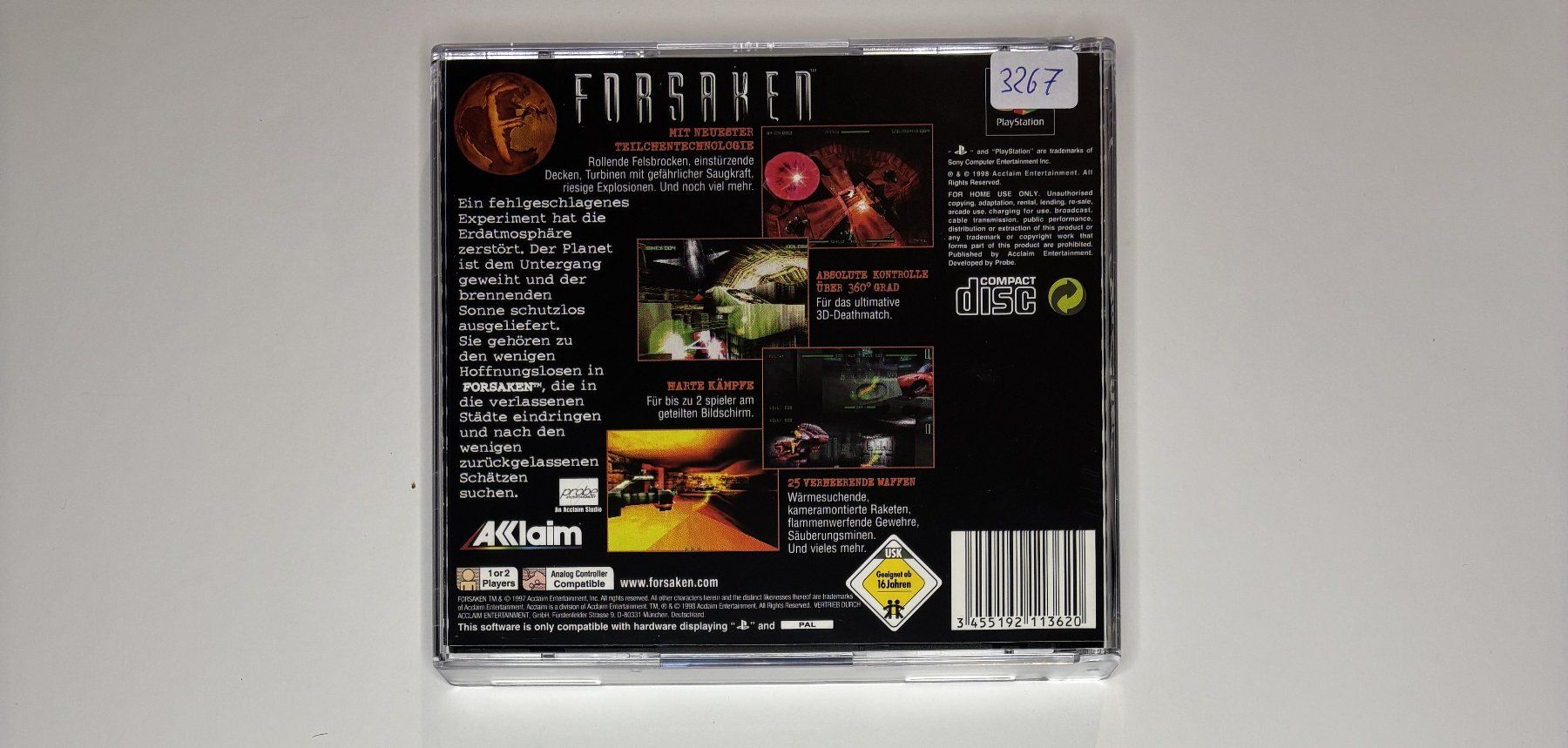 Sony Spiele: PS1 - Forsaken – Gebraucht aus Allschwil von Bullach 2
