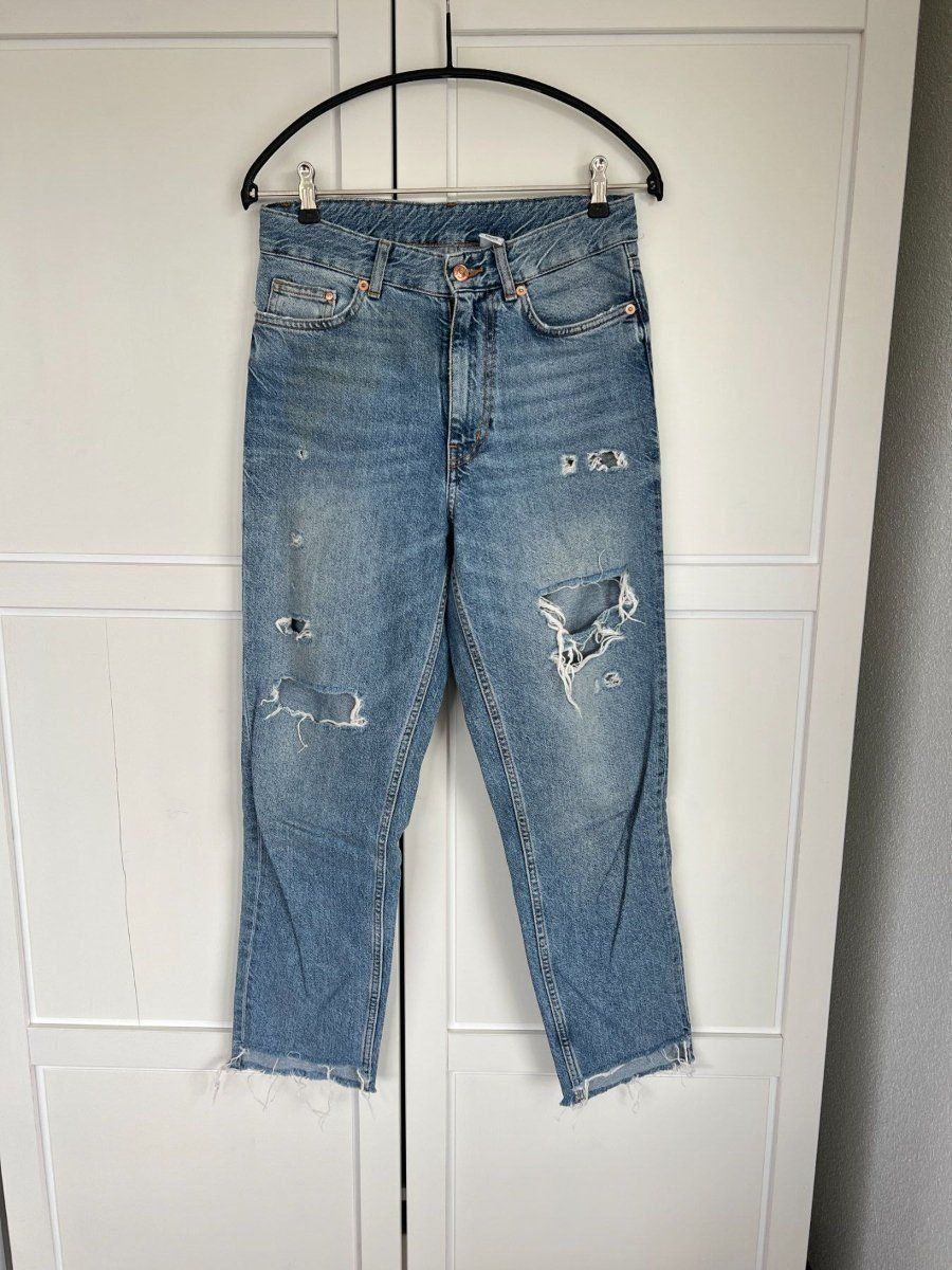 H&M Jeans: H&M Jeans Straight High Waist, Size 27 – Usato da Muri b. Bern venduto da SigridW 1
