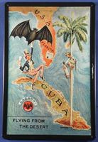 Blechschild 3D-BACARDI-CUBA FLYING FROM