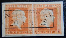 Preussen Kat. 13a gest. 1859 Kat. 450 Euro