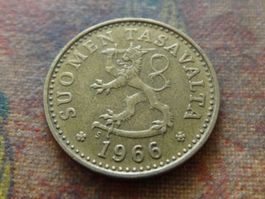 FINLANDE  10  Pennia  1966