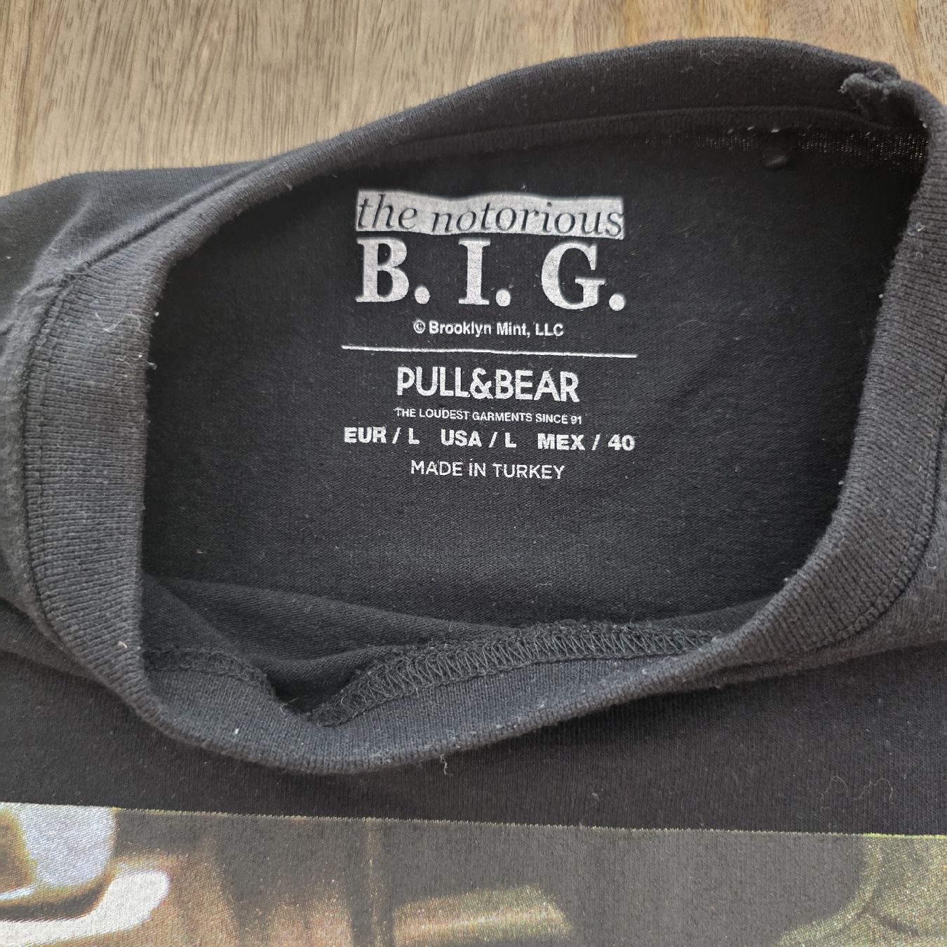 Pull&Bear T-shirt: Pull&Bear B.I.G. T-Shirt, Grösse L - Notorious, Top! – Usato da Rheinsulz venduto da Gilea 1