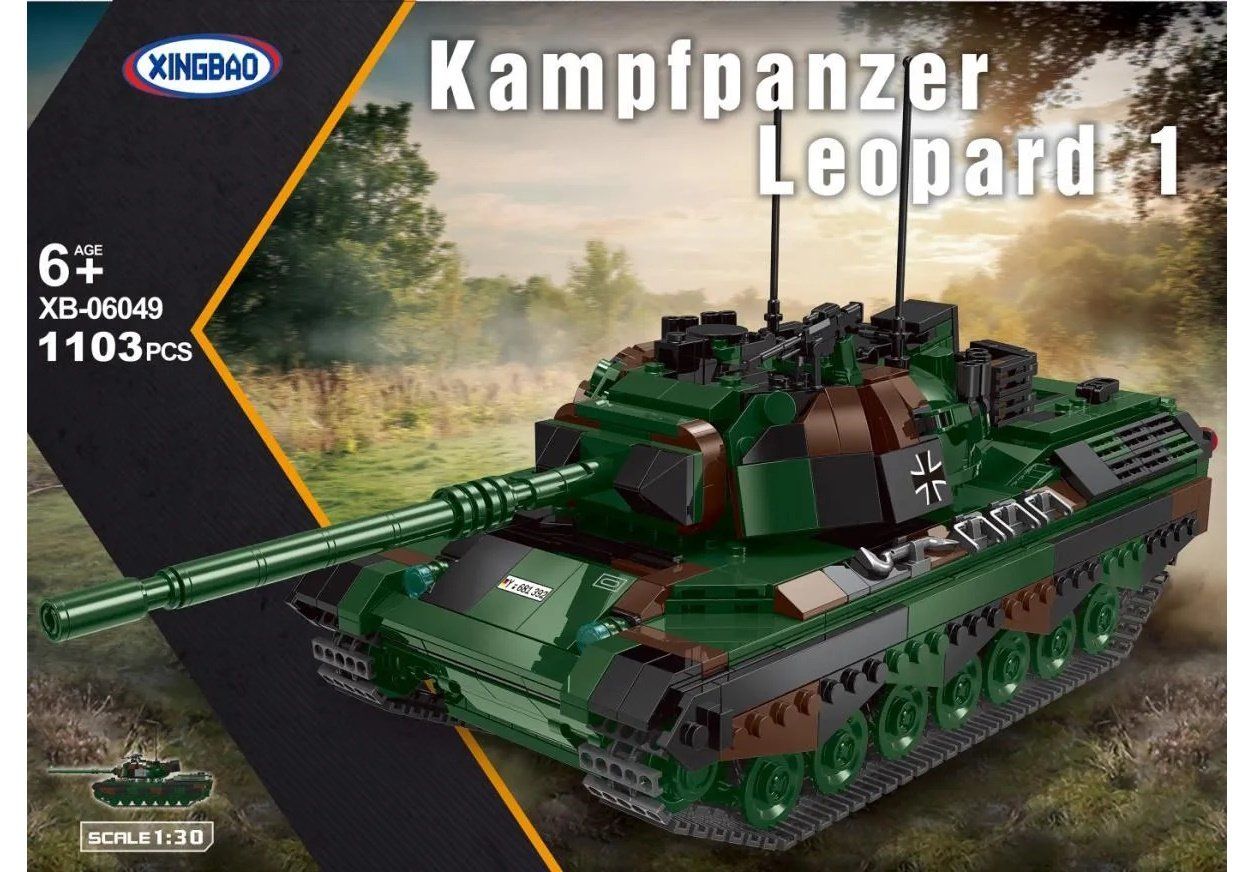 Xingbao Kit di costruzioni: Xingbao XB-06049 Kampfpanzer Leopard I, 1:30 – Usato da Basel venduto da SwissBrickBank