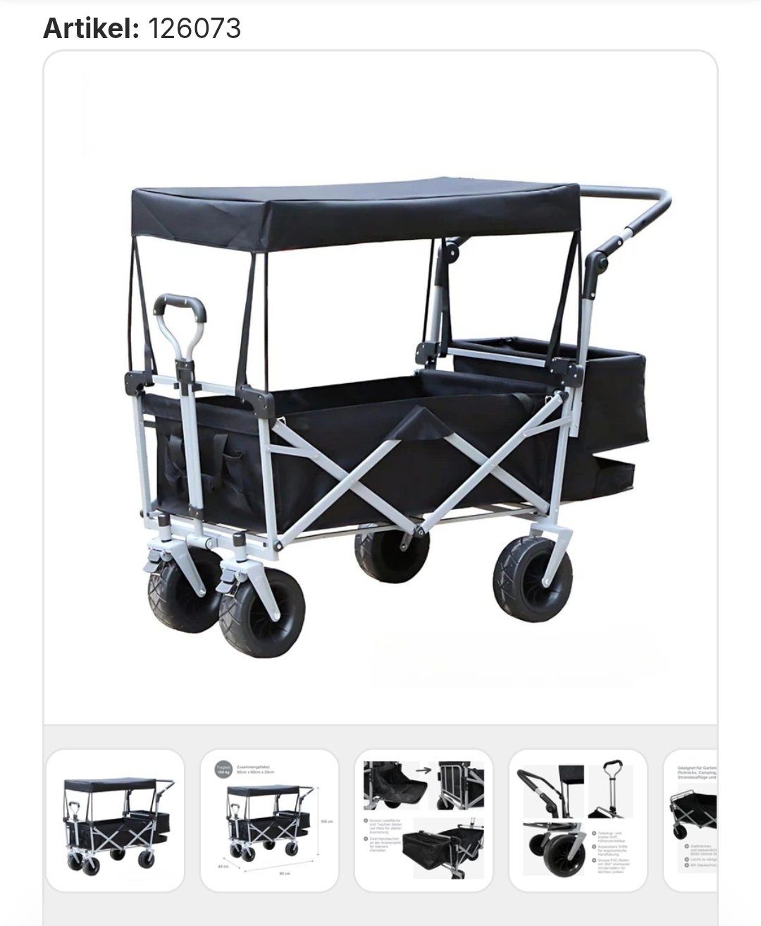 Carrozzine: Folding Wagon, New in Box, Perfect for Summer Fun! – Nuovo e nell'imballaggio originale da Zürich venduto da sot_cdp5