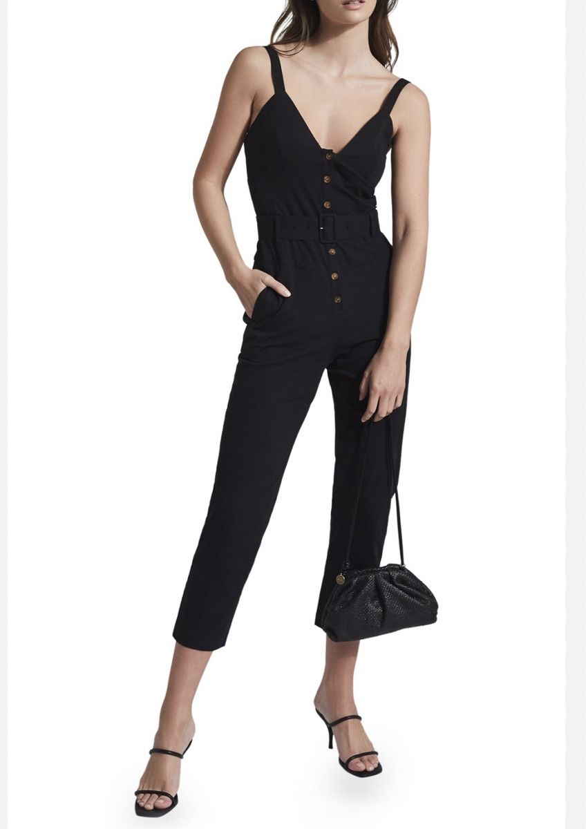 Jumpsuits: Reiss Jumpsuit black cotton – Neu (gemäss Beschreibung) aus Weiach von skynat