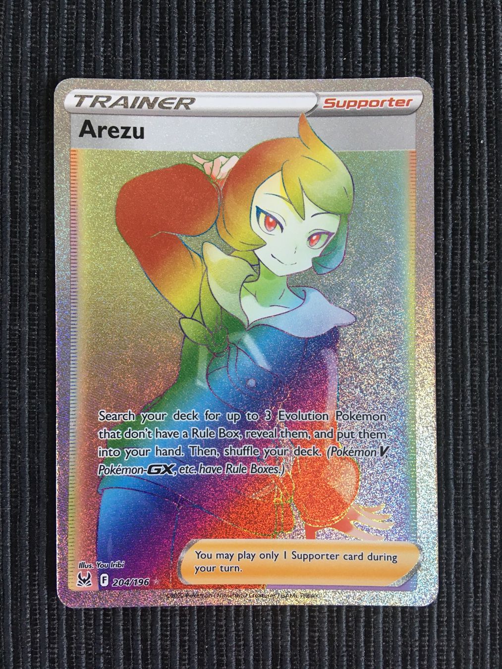 Pokémon Sammelbilder & Trading cards: Pokemon Arezu Rainbow Lost Origin near mint – Neu (gemäss Beschreibung) aus Wabern von Collectfun