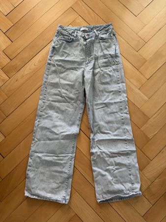 Aligne Jeans Weite Beine hellblau Grösse 29 guter Zustand
