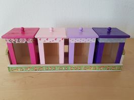 Aufbewahrung Kästchen Schachteln Döschen aus Holz
