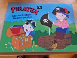 Mein Riesen-Ausmalposter PIRATEN
