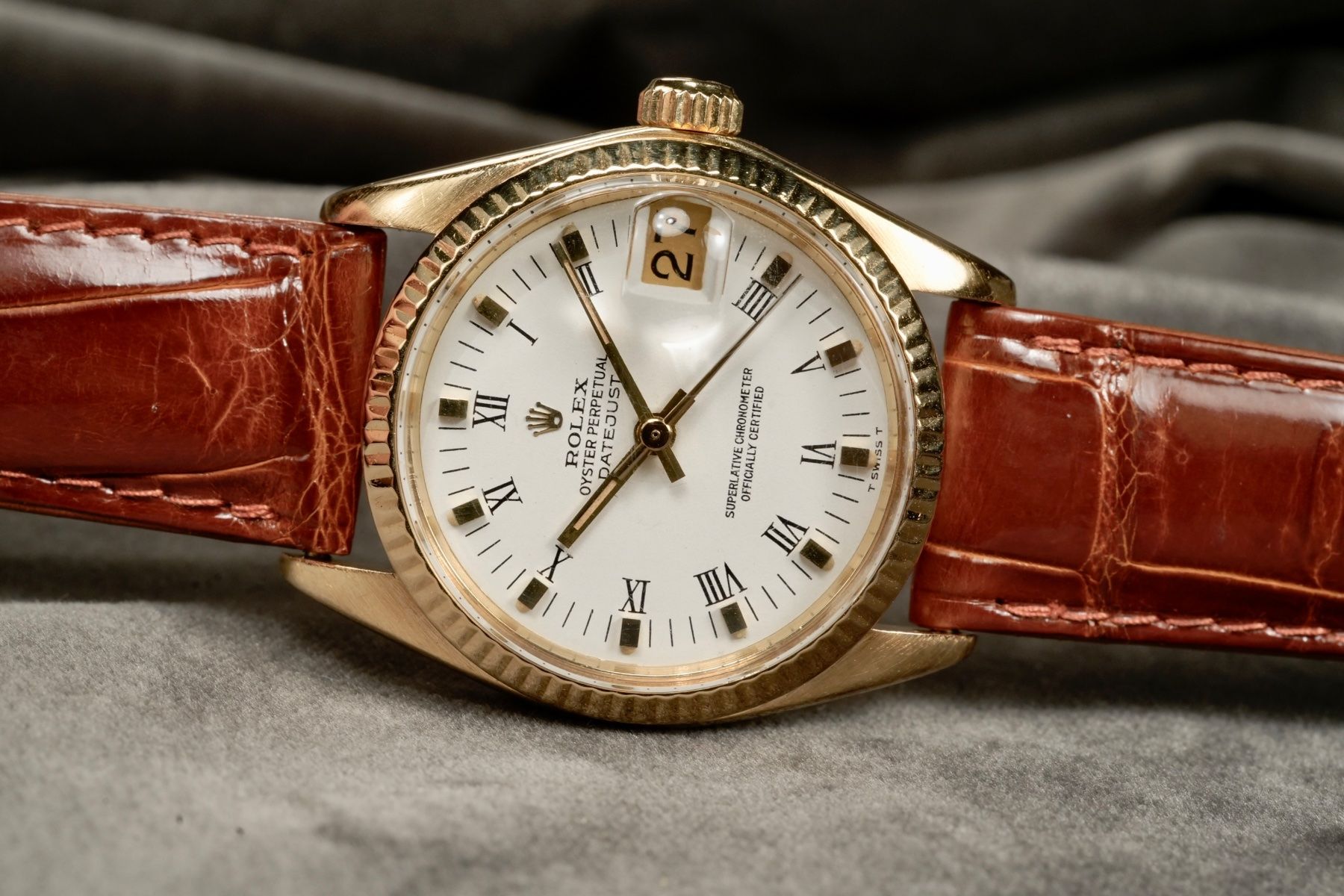 Rolex Orologi: Rolex - Datejust Boy`s Size Ref. 6827 Original 18kt. Gold – Usato da Morcote venduto da chronoservice 9