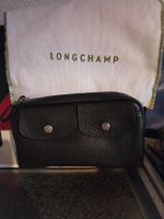 Banane Longchamp noir, cuir véritable, parfait état, comme n