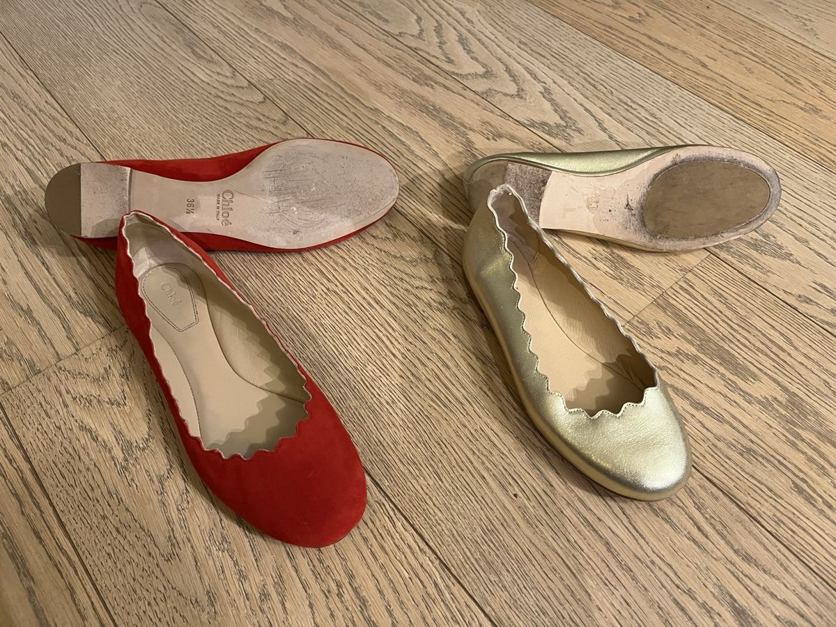 Chloé Scarpe da donna: Chloe ballerina - red – Usato da Genève venduto da VManic
