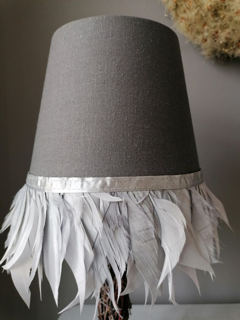 Ikea Lampade: Lampe mit Federschirm und Birkenästen – Nuovo (secondo la descrizione) da Wallisellen venduto da Muggeli1970 2