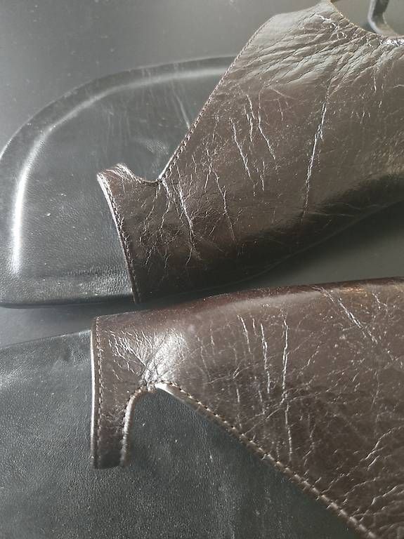 Chaussures femmes: Zehentrenner dunkelbraun Grösse 39 – D'occasion à Pratteln par P.Mohler 1