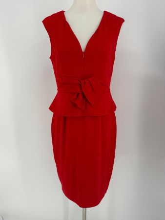 Elegantes rotes Kleid Gr. L/XL von Homeyee