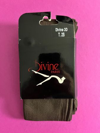 Strumpfhose Divine 3D, Divine Paris, Grösse S, Dunkelbraun