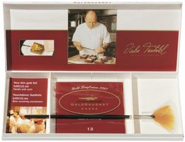 Blattgold Geschenk Box mit 12 Stück Blattgold
