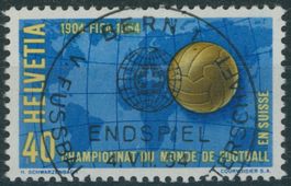 1954 - Fussball Weltmeisterschaft WM - Sonderstempel Voll