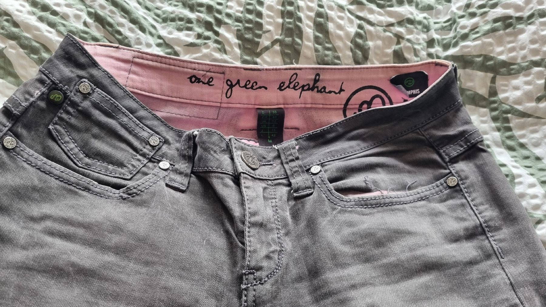 Jeans: Jeans one green elephant, t.38.  – Usato da Hérémence venduto da capi96