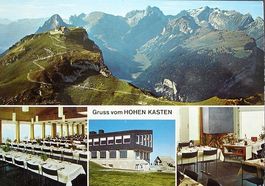 Gruss von HOHEN KASTEN Flugaufnahme