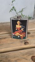 Vintage Flachmann mit Marilyn Motiv - Top Zustand!