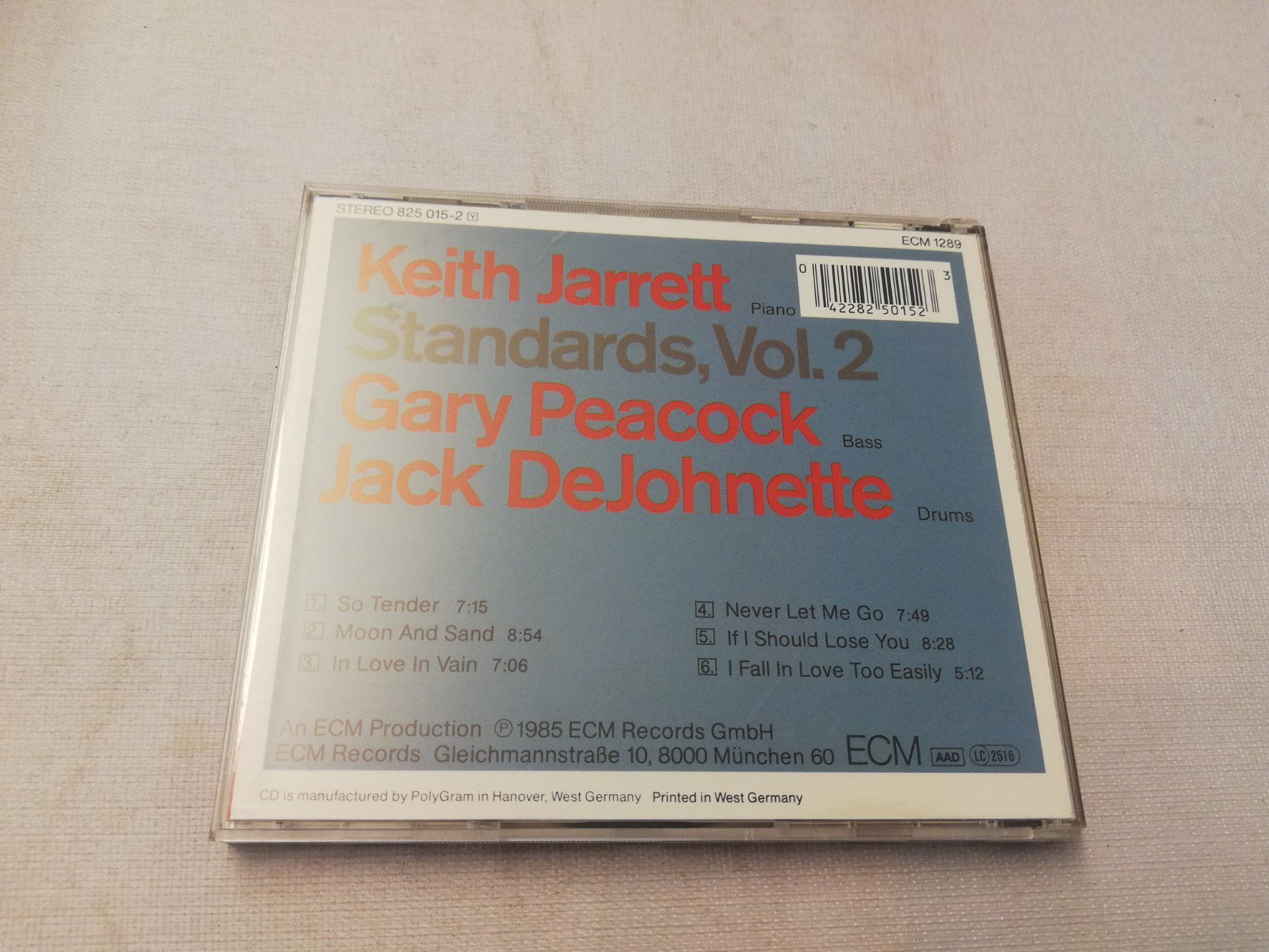 CD: KEITH JARRETT - STANDARDS, VOL. 2 (ECM) – Usato da Bern venduto da Vinylsound.ch 1