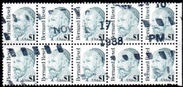 USA 1986 BERNARD REVEL 10ERBLOCK GESTEMPELT - S94
