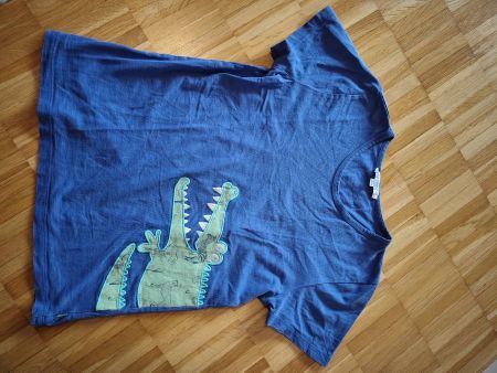 cooles Krokodil T-Shirt, Enfant Terrible, bio&fair, 134/140