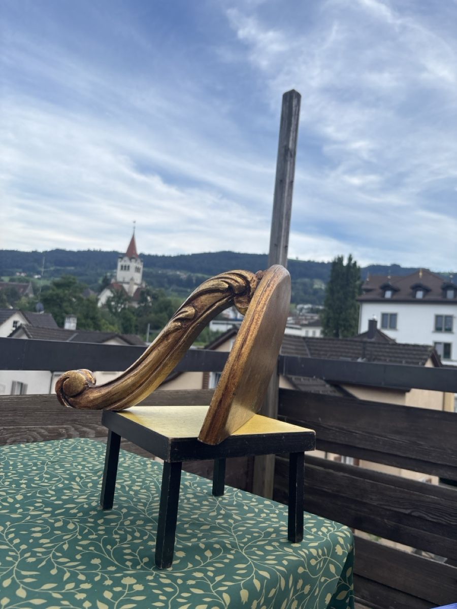Tutte le decorazioni: Holzschnitzerei barock Stil goldfarben – Usato da Rorschach venduto da Richie88