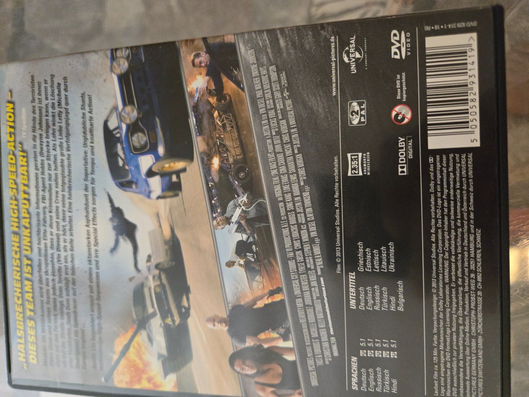 Tutti i DVDs: Fast & Furious 6 DVD – Usato da Bussigny venduto da Kfdlt 1