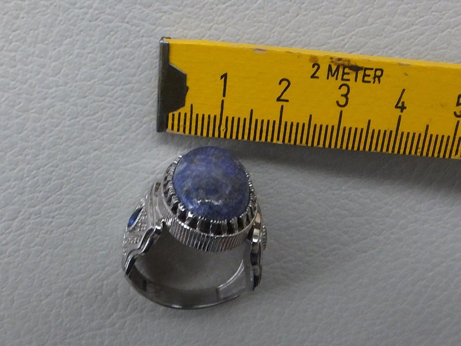 Anelli: Herrenring mit Echtem AZURITE Stein – Usato da Unterentfelden venduto da l654321a 5
