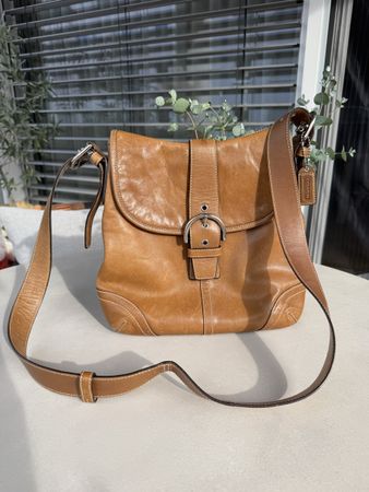Vintage Coach Soho Flap Tasche