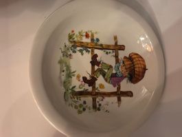 VINTAGE Winterling Teller mit Kindermotiv, Durchmesser 19cm