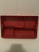 Lego Sortierbox rot mit Unterteilung