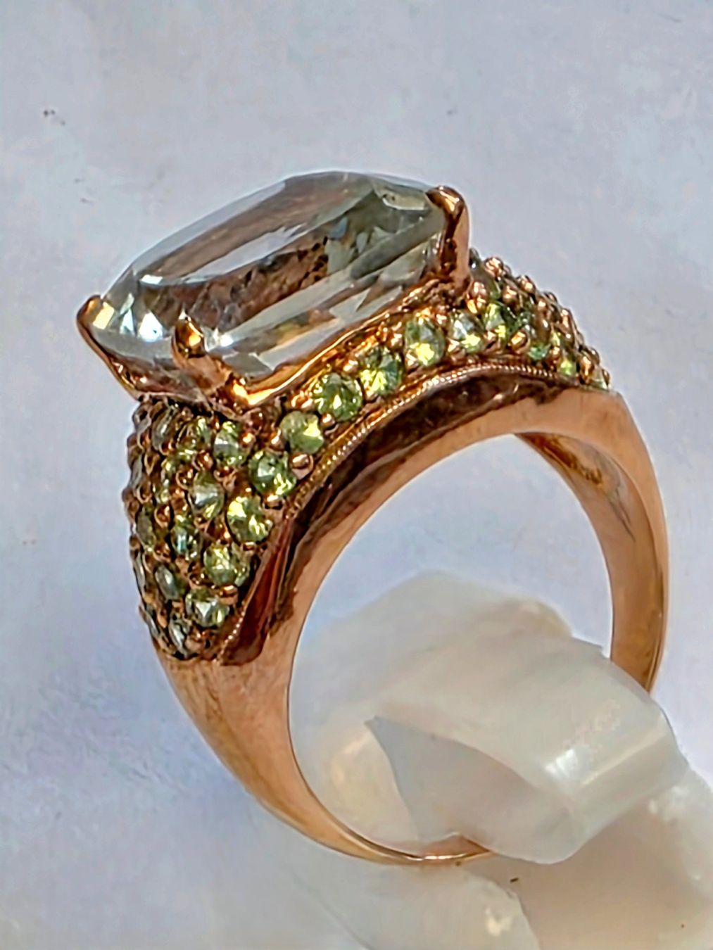 Bagues: Prasiolith Fingerring – Neuf (Voir description) à Zürich par Benedikt21 6